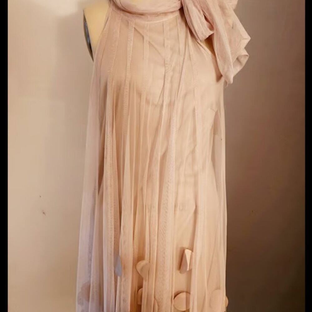 Modcloth Ryu L/XL sheer mesh dress with paillettes. XL NWT. Pinup. Retro.